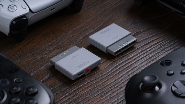 8BitDo Retro Receiver for PS connects to nearly all classic and modern 8BitDo controllers