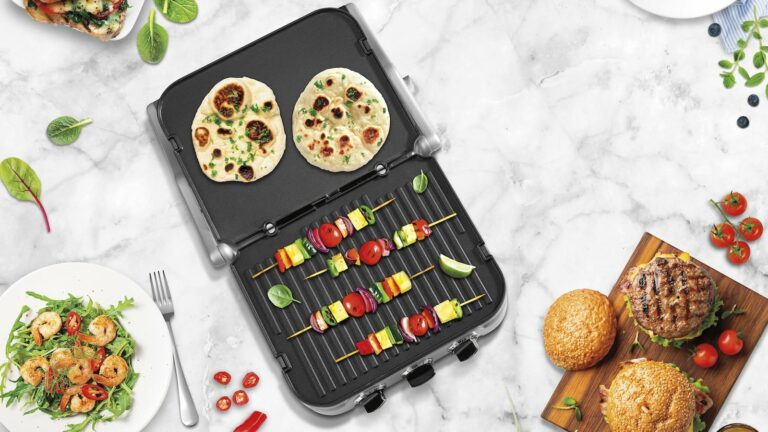 Cuisinart Griddler fries up anything from pancakes to steaks in a space-saving design