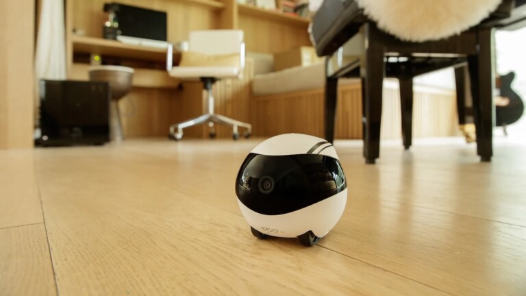 Enabot EBO Air robot companion device keeps you connected to pets and loved ones