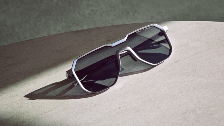 Porsche Design Iconic Machined sunglasses are milled from a single aluminum block