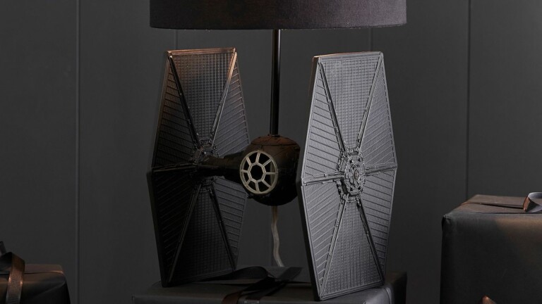 Star Wars TIE Fighter Table Lamp exudes style and the essence of the formidable craft